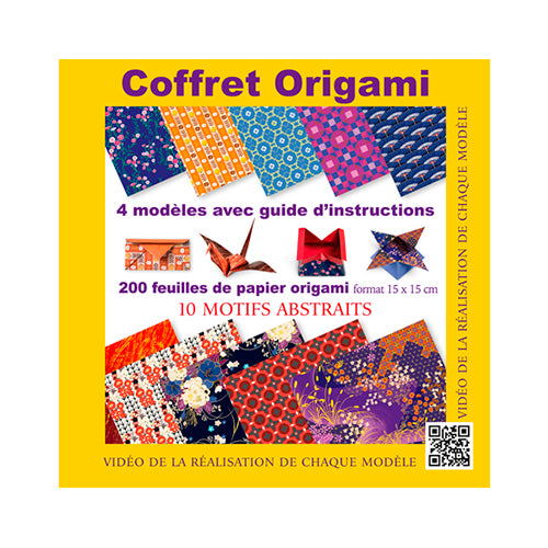 Coffret Origami 10 motifs abstraits
