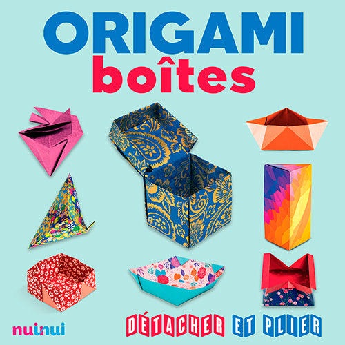 Détacher et plier - Origami Boîtes