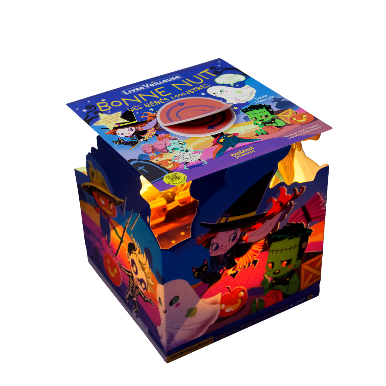 Bonne nuit les bébés monstres - Livre veilleuse