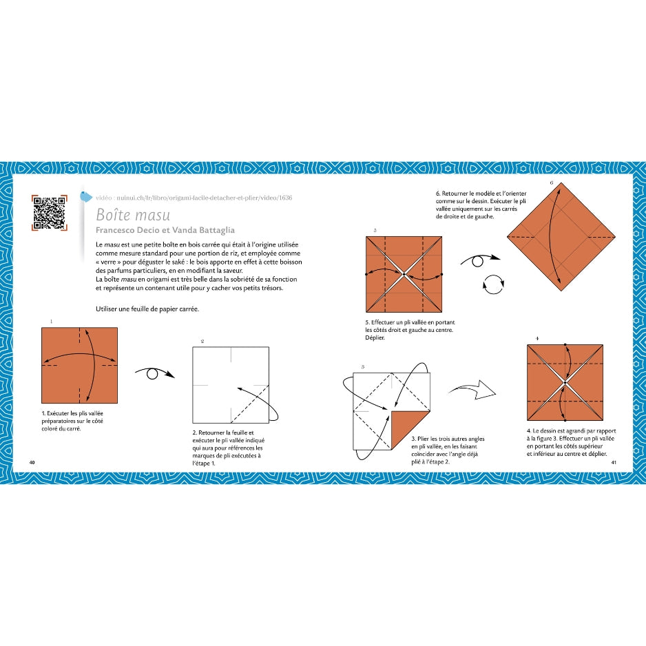 Détacher et Plier XXL ! Origami facile
