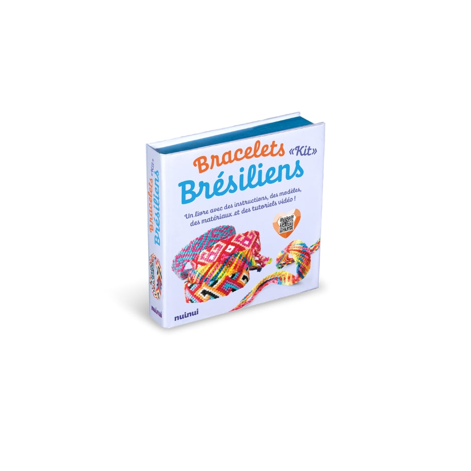Kit Bracelets brésiliens - Un livret avec des instructions, des modèles, des materiaux et des tutoriels vidéos !