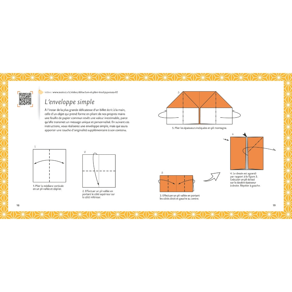 Détacher et plier - Origami traditionnel japonais - Nouvelle édition