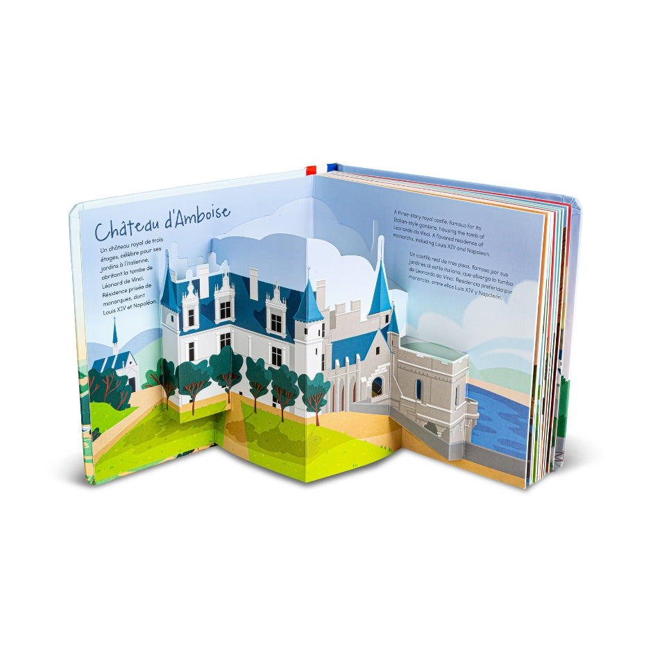 Châteaux de la Loire en pop-up