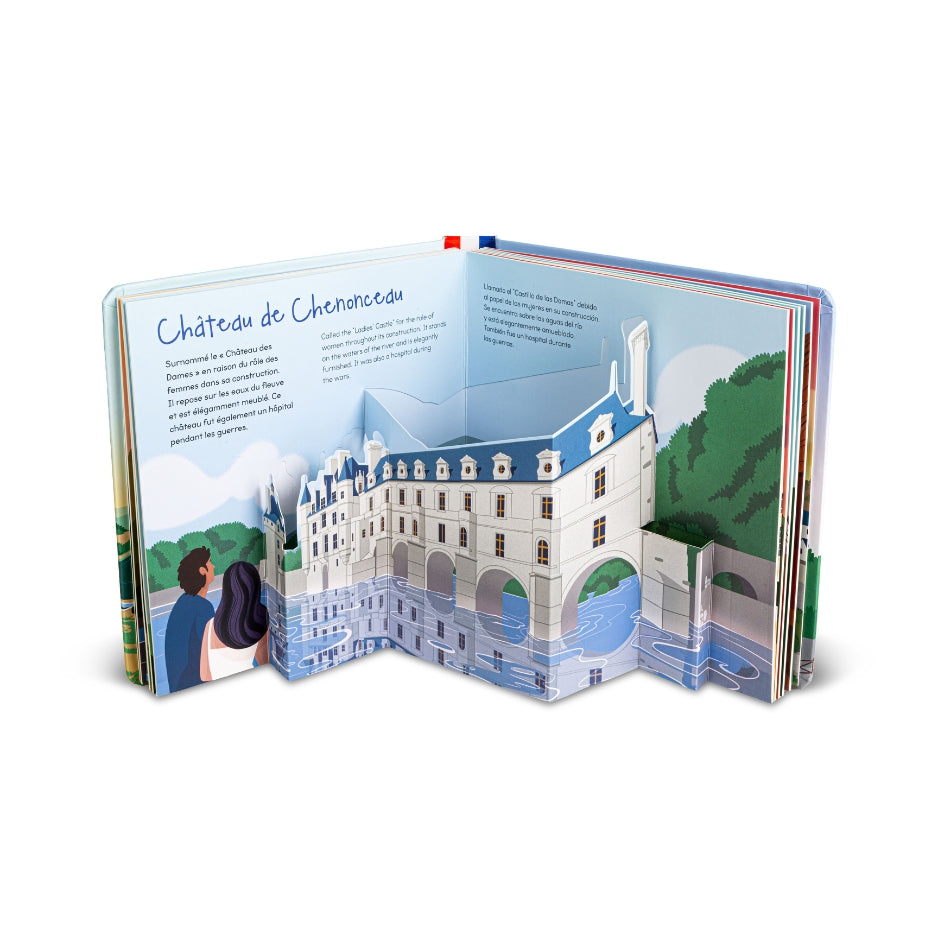 Châteaux de la Loire en pop-up