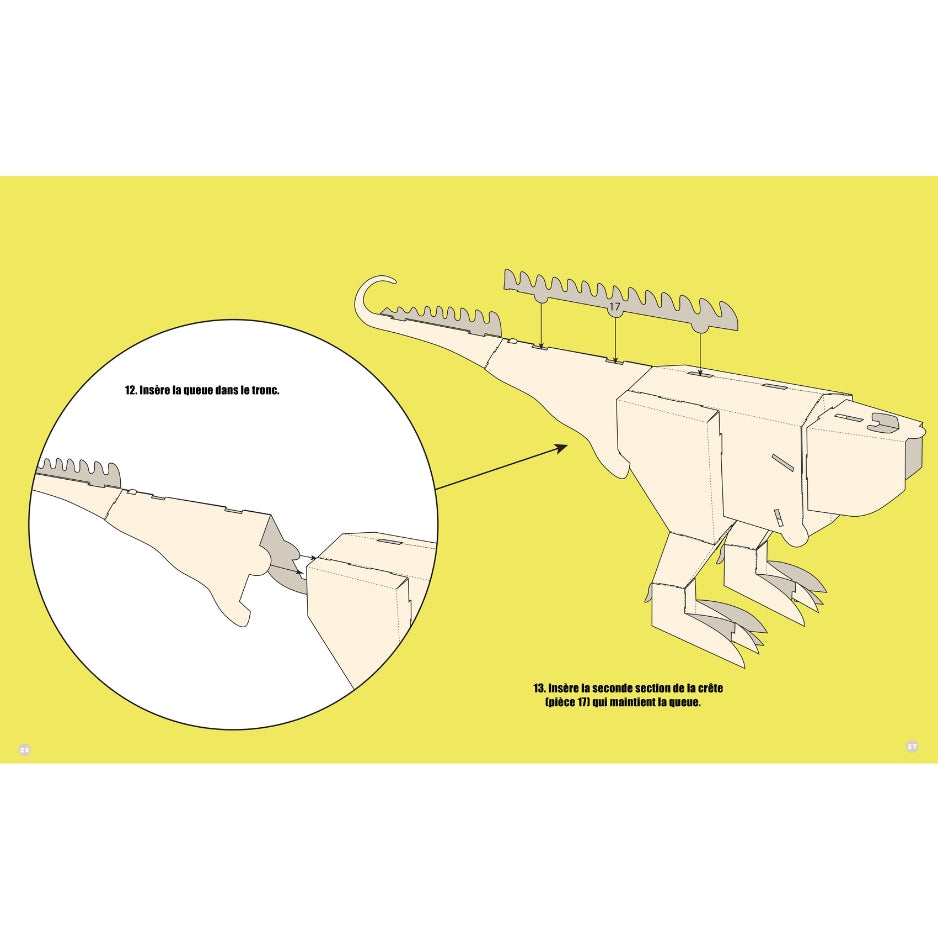 T-Rex - Construis ton dinosaure géant en 3D