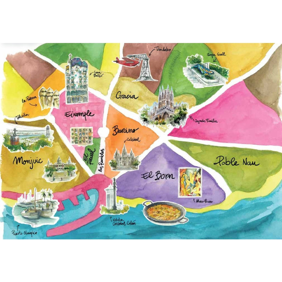 Barcelone à pied - Curiosités et petites découvertes