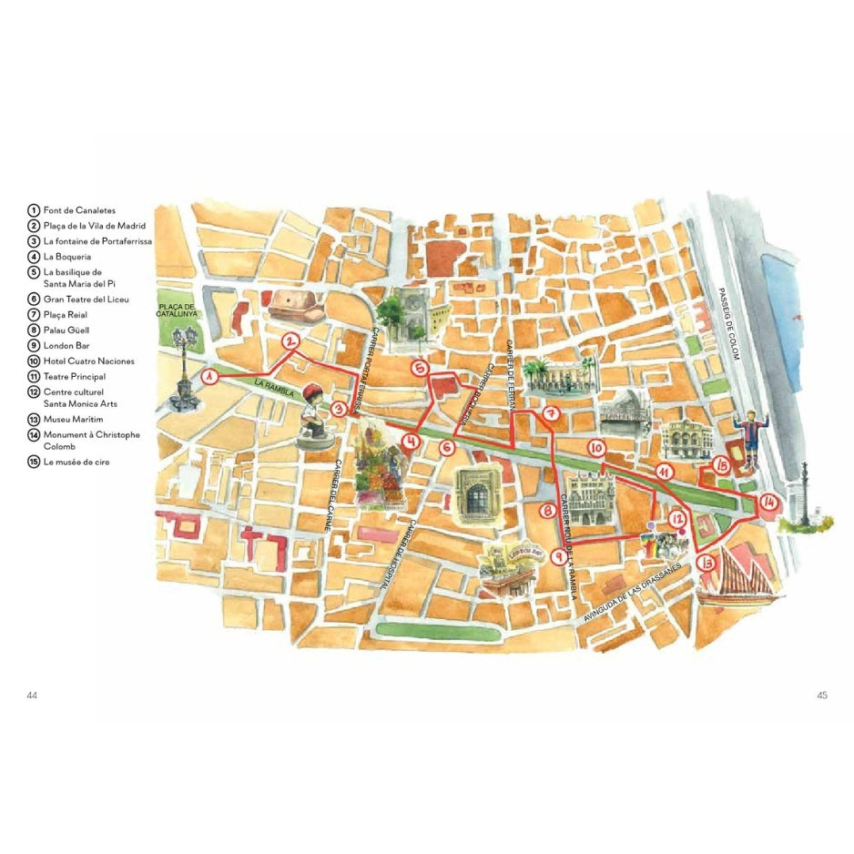 Barcelone à pied - Curiosités et petites découvertes