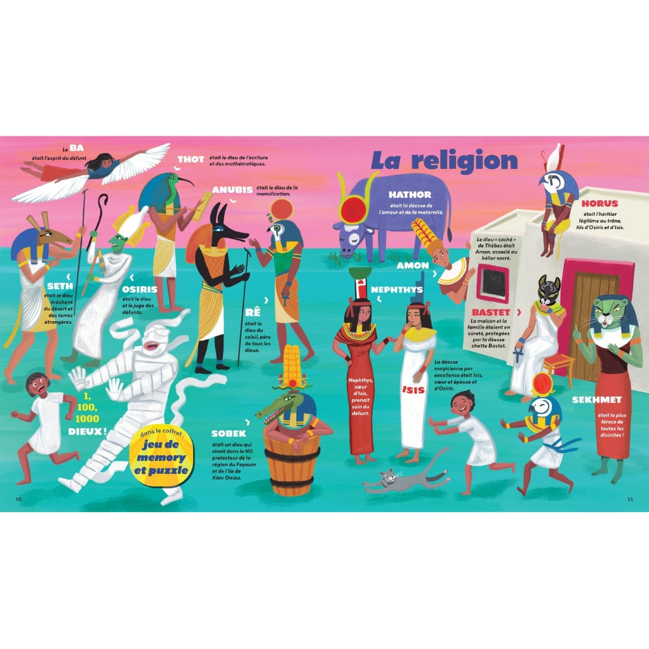 Égypte ancienne - Découvre en jouant le monde fantastique des pharaons