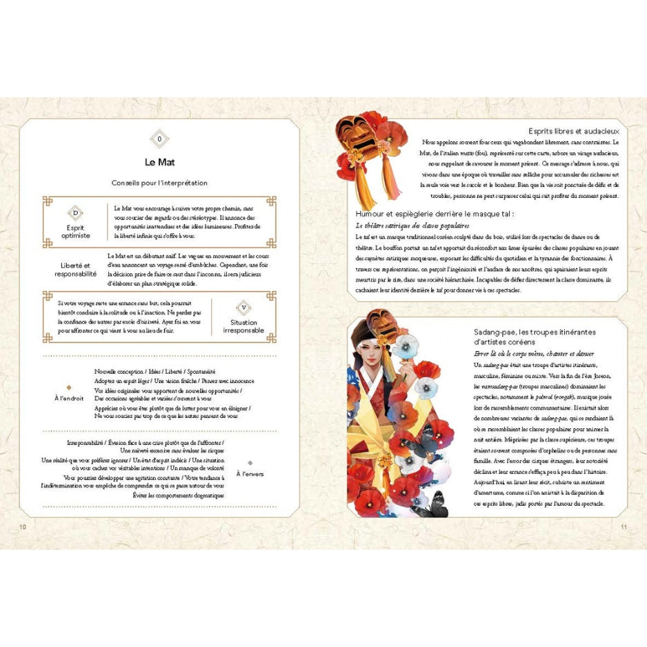 Le Tarot coréen - Les 78 arcanes vus à travers l'âme de la Corée