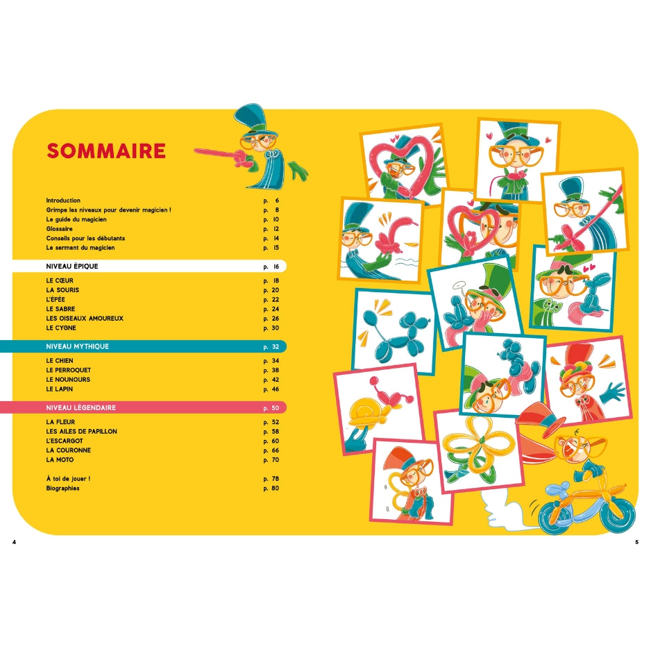 Le petit magicien des ballons - Créations magiques pour les enfants