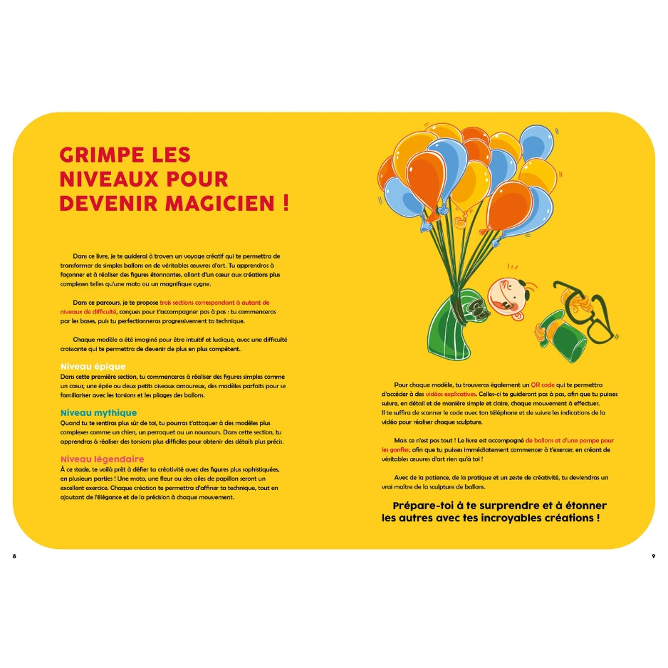 Le petit magicien des ballons - Créations magiques pour les enfants