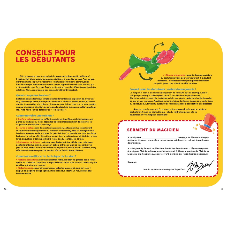 Le petit magicien des ballons - Créations magiques pour les enfants