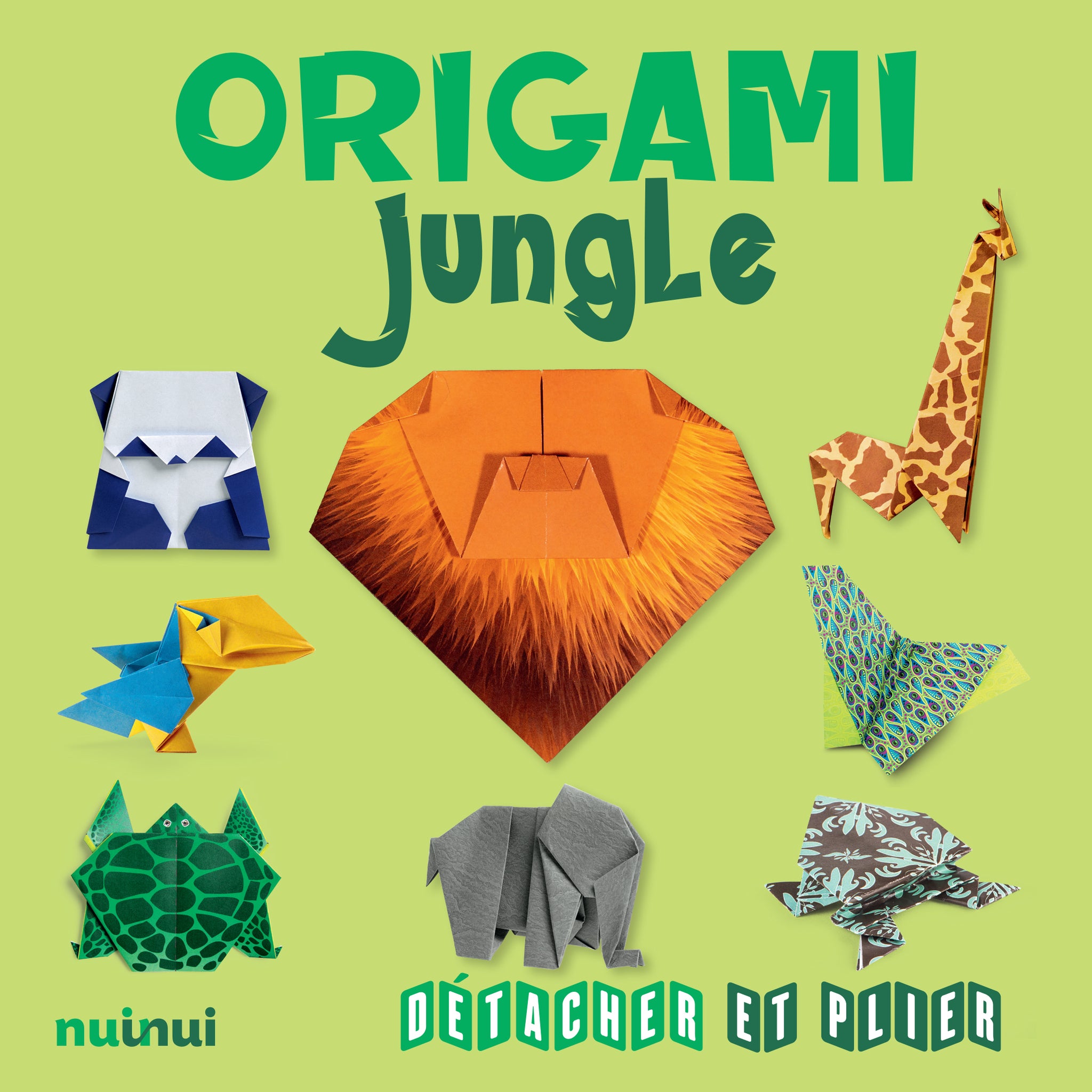 Détacher et plier - Origami jungle