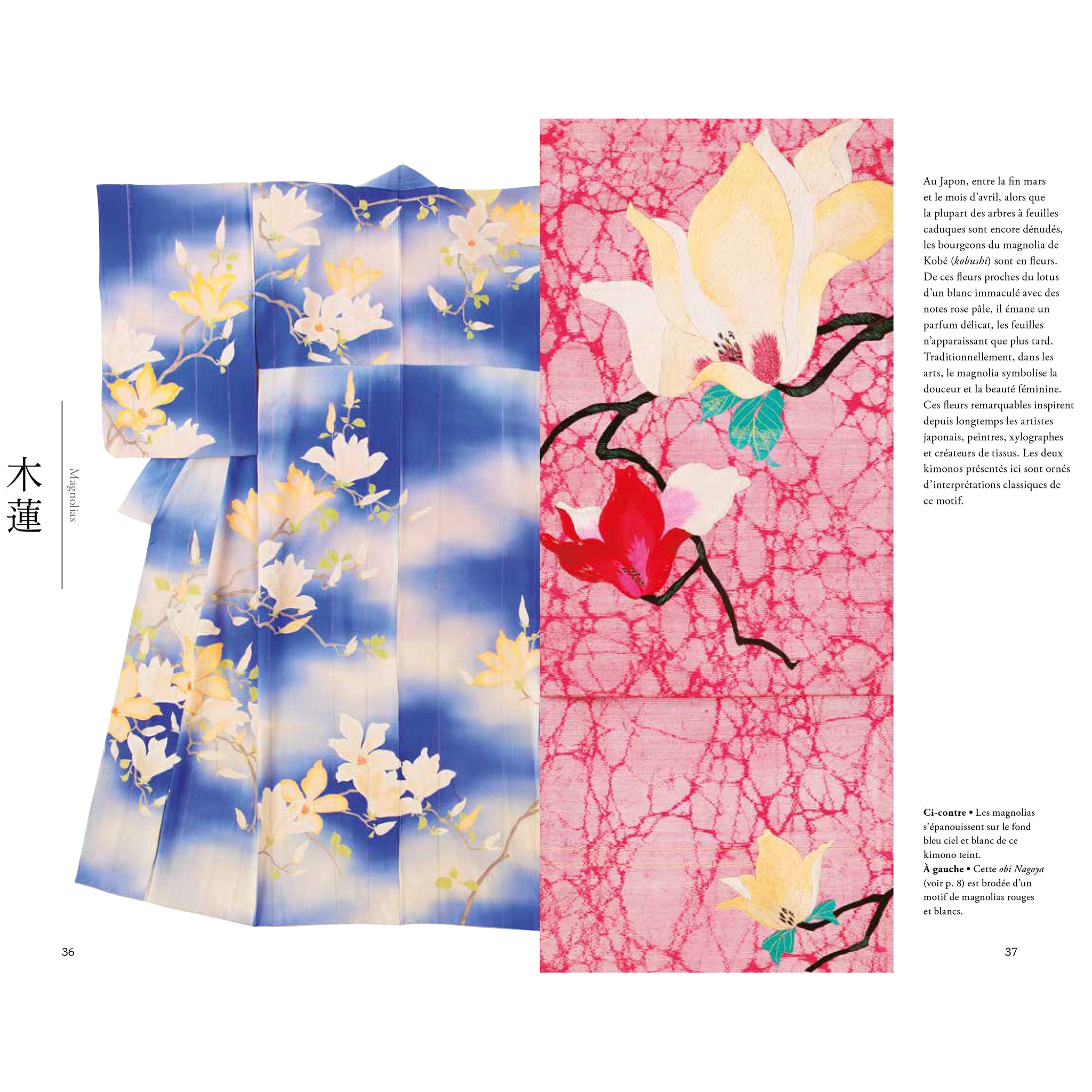 Les kimonos - Introduction à leurs tissus et motifs