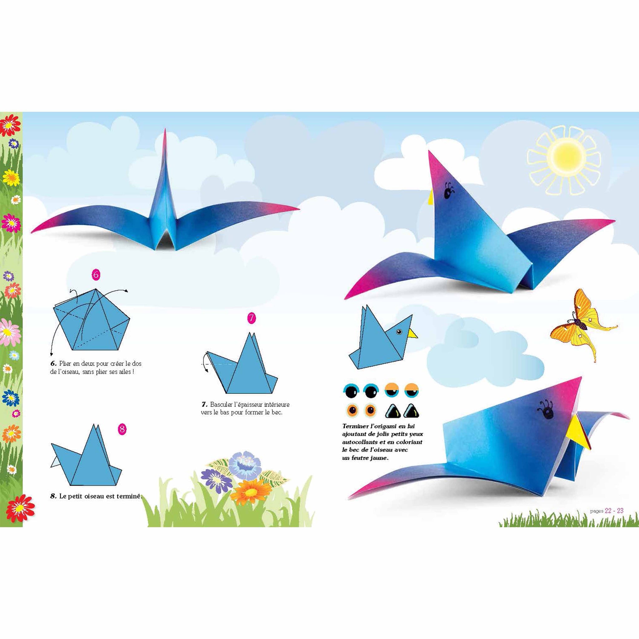 Le jardin en origami - Facile et pour les enfants