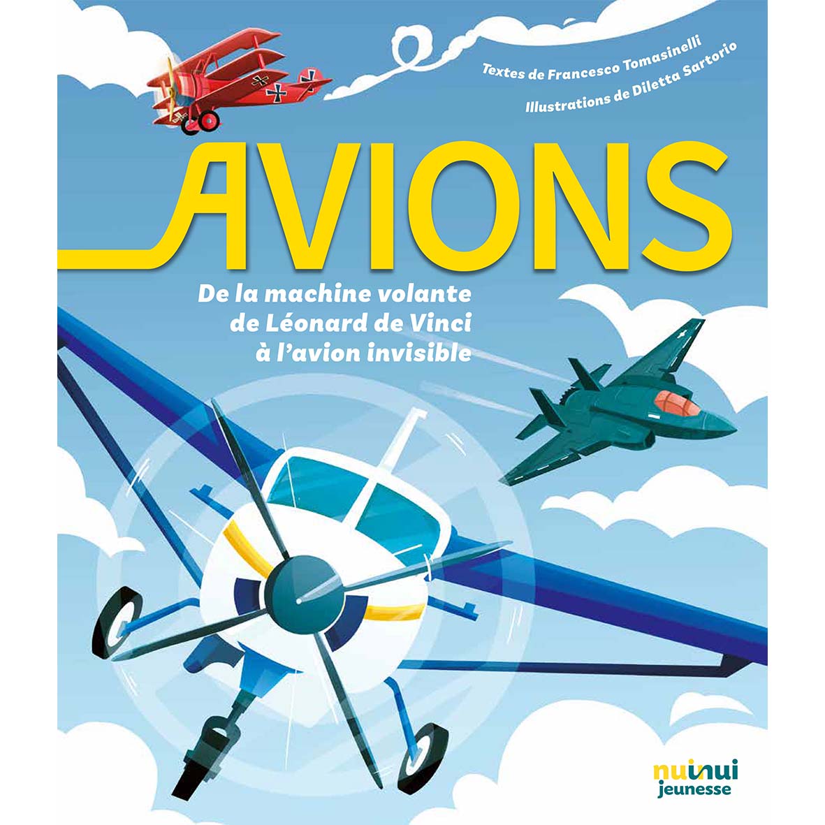 Avions - De la machine volante de Léonard de Vinci à l'avion invisible