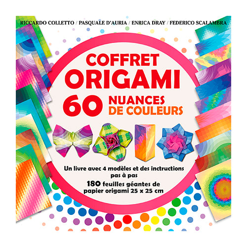 Coffret Origami 60 nuances de couleur