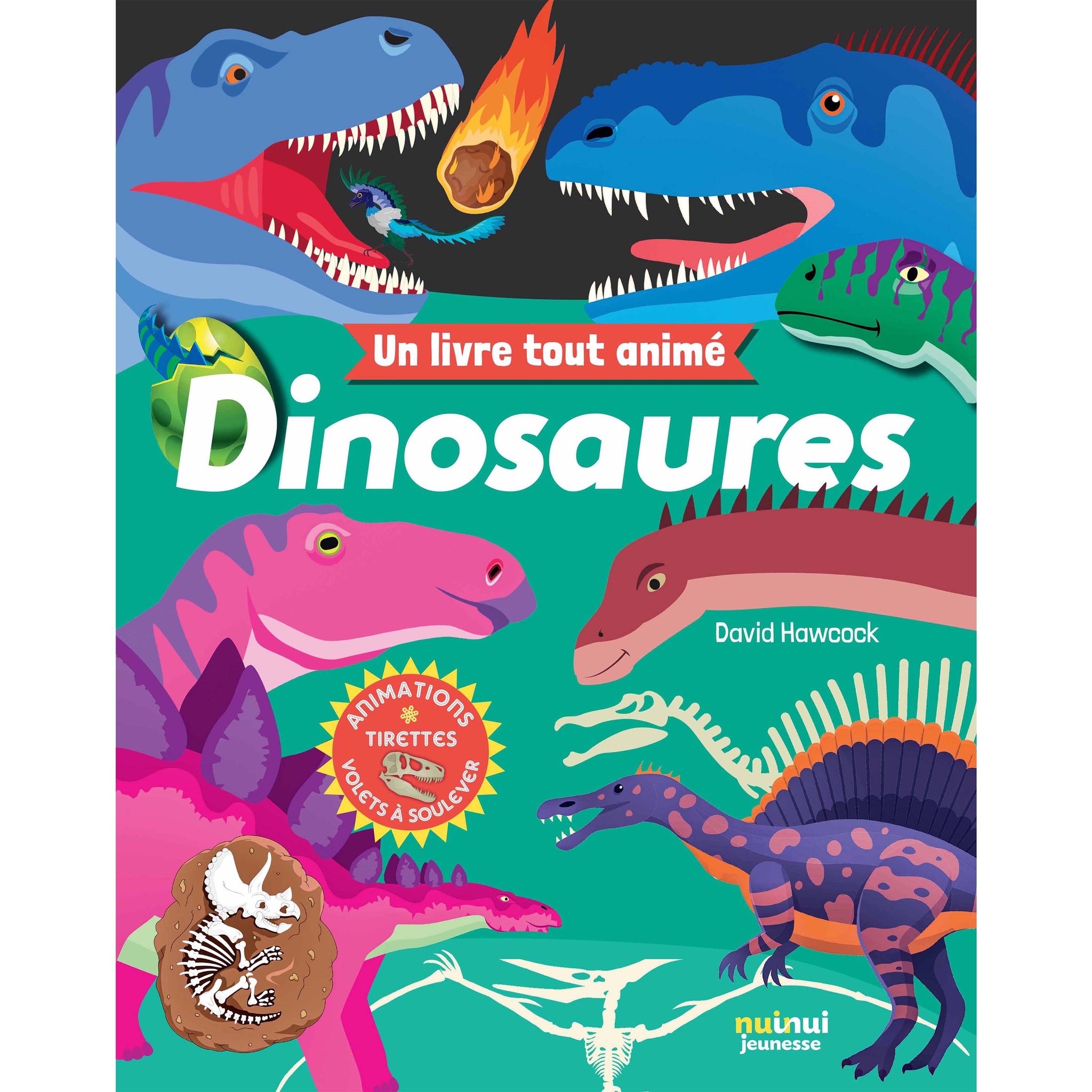 Un livre tout animé - Dinosaures