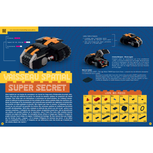 Aventures Spatiales - Construis de fantastiques vaisseaux et robots en briques LEGO